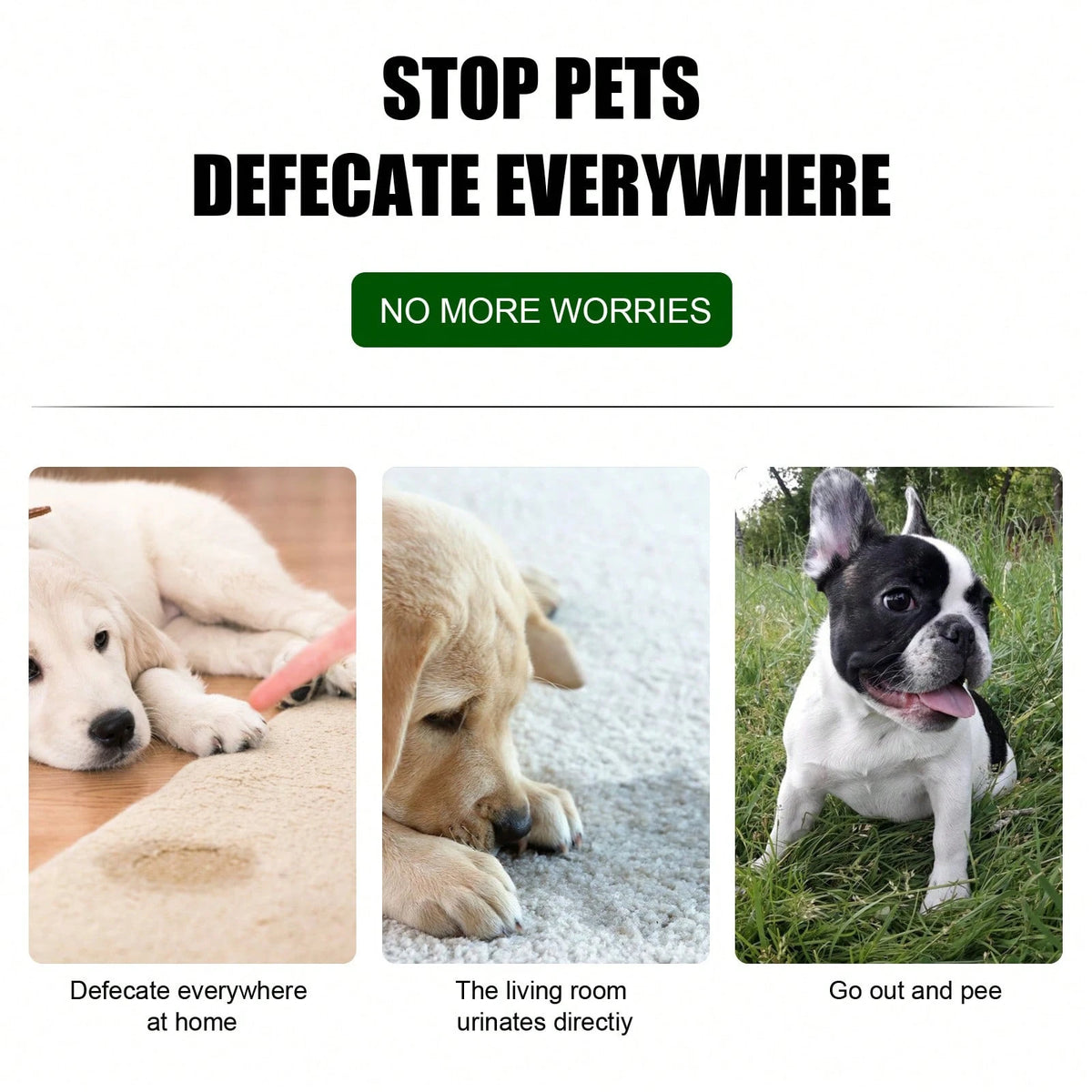 Instant Spot Guidance Pet Potty Training Spray,Helps Puppies And Kittens Recognize The Right Indoor Spot Faster,Clean, Quick, Non-Messy Daily Home Routine For Dogs And Cats