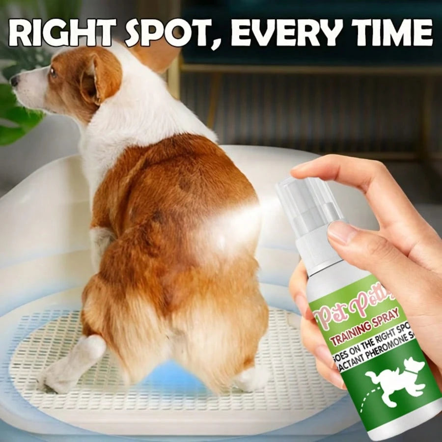 Instant Spot Guidance Pet Potty Training Spray,Helps Puppies And Kittens Recognize The Right Indoor Spot Faster,Clean, Quick, Non-Messy Daily Home Routine For Dogs And Cats