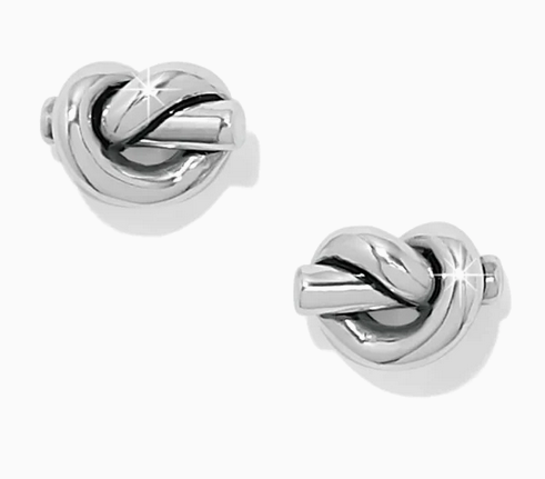 Interlok Single Knot Mini Earrings