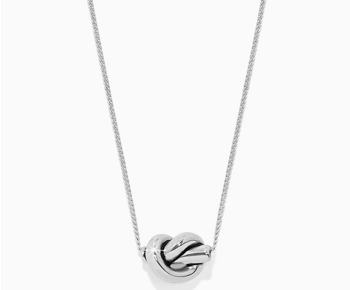 Interlok Single Knot Mini Necklace Silver OS