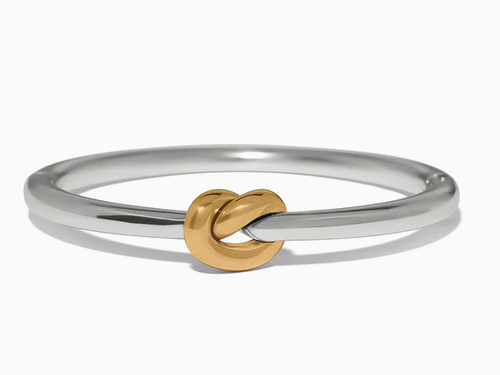 Interlok Single Know Two Tone Hinge Bangle