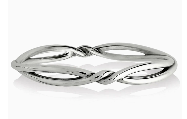 Interlok Twist Bangle Bracelet