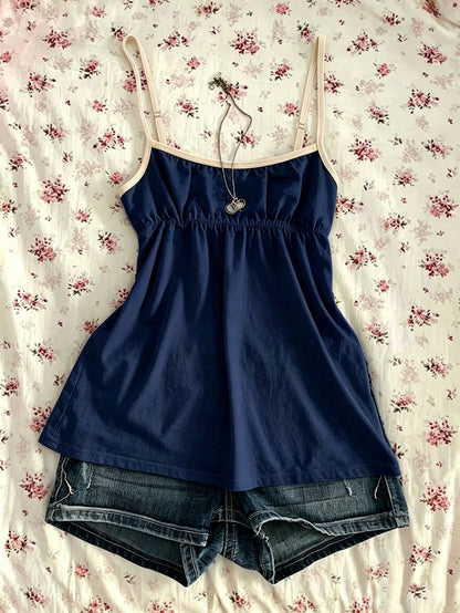IslaSuriya Summer Casual Retro Y2K Striped Women's Camisole Tank Top