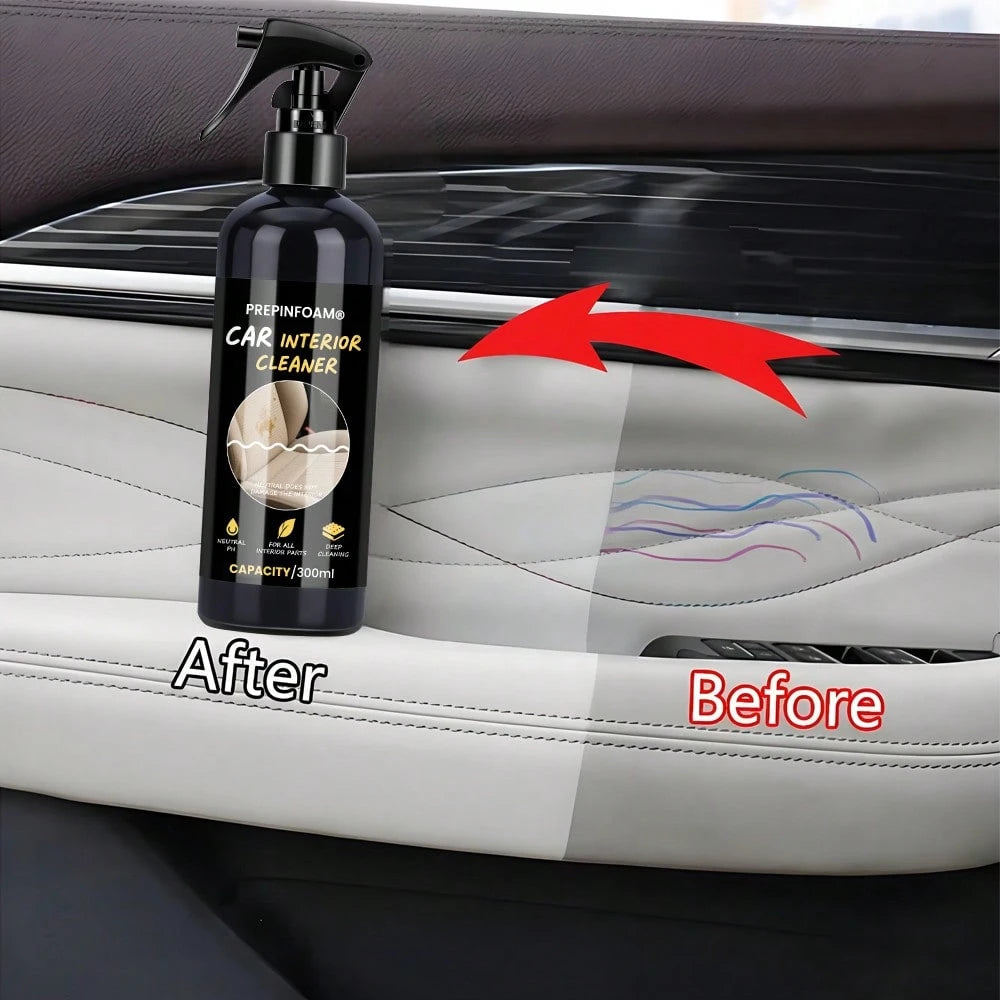 JB-XPCS Car Interior Cleaner, Powerful Stain Removal Without Damaging Interior, Full-Effect Cleaning For Ceiling, Seats & Floor Mats