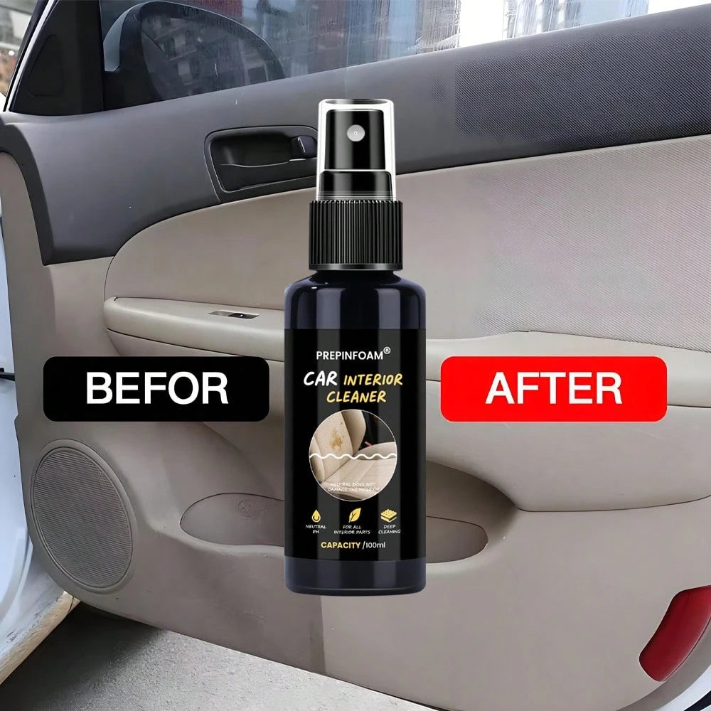 JB-XPCS Car Interior Cleaner, Powerful Stain Removal Without Damaging Interior, Full-Effect Cleaning For Ceiling, Seats & Floor Mats