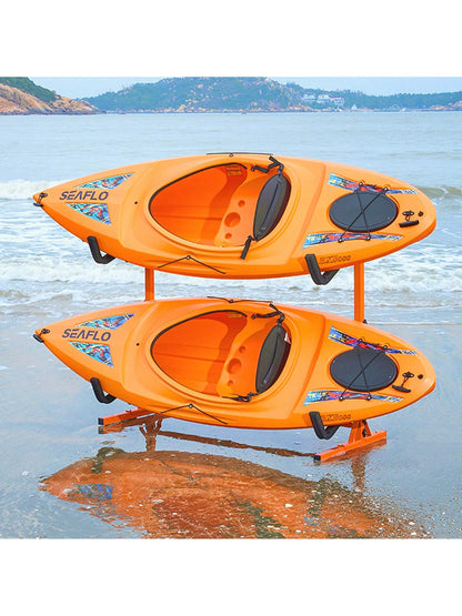 Kayak Storage Rack, Overhead Kayak Holder Hanger, Wall Kayak Storage Rack, Freestanding Kayak Storage Rack, For 2/4 Kayak Canoe S U P, Adjustable Height Width, With Padded Arms, For Indoor Outdoor Sto