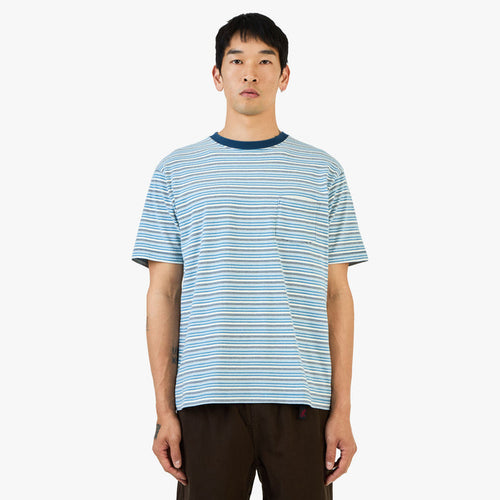 KHAKIS Border T-Shirt /  Blue