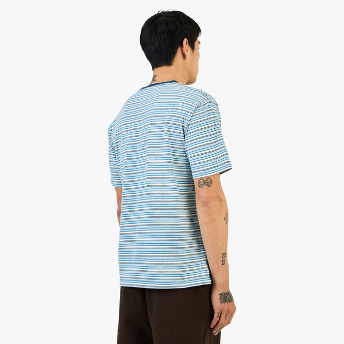 KHAKIS Border T-Shirt /  Blue
