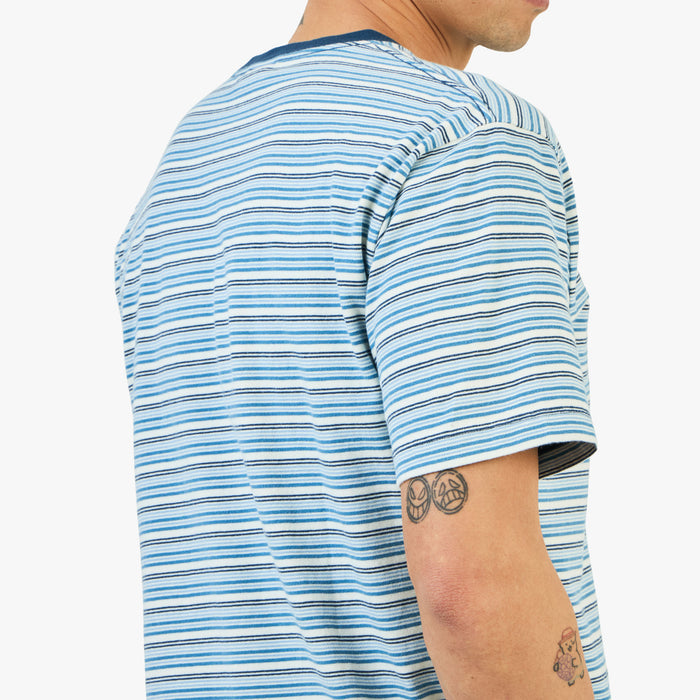 KHAKIS Border T-Shirt /  Blue