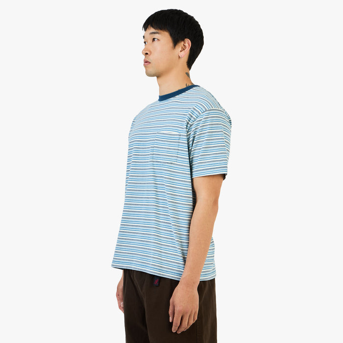 KHAKIS Border T-Shirt /  Blue