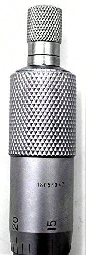 KHCRAFT Professional Outside Micrometer Solid Metal Frame Hardened Chromeplated 0-1x0001 For Precision Measurements Packed In Storage Case