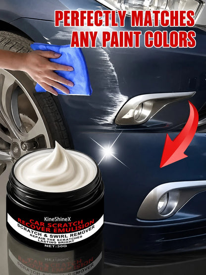 KineShineX Car, Motorcycle, Electric Vehicle And Truck Scratch Repair Paste, Car Scratch Repair Agent, Car Polishing And Repair Paste, Car Paint Wax, Car Accessories, Holiday And Birthday Gifts, Make