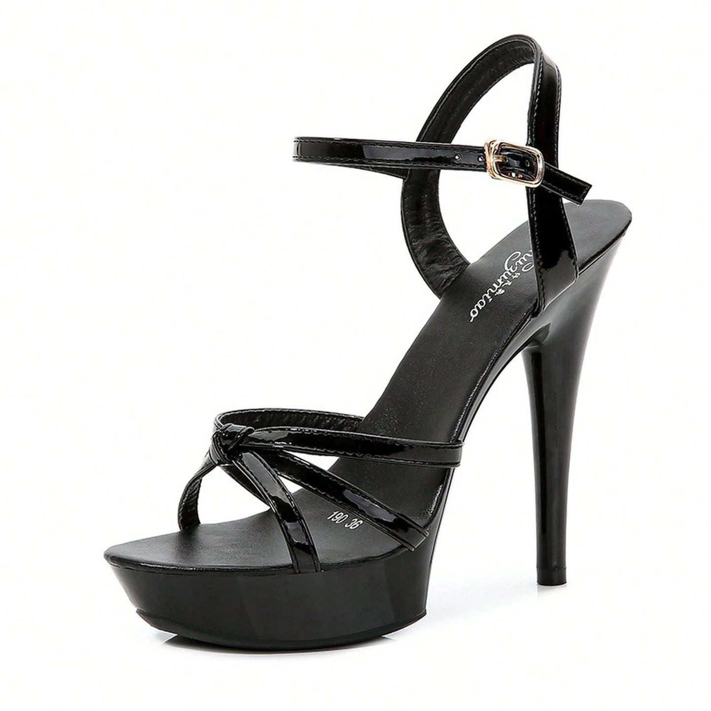 Kissxuanyan Ultra High Stiletto Platform Sandals Quality Open Toe Nightclub Fish Mouth Buckle Closure 63inch Chunky For Day To Night Transition