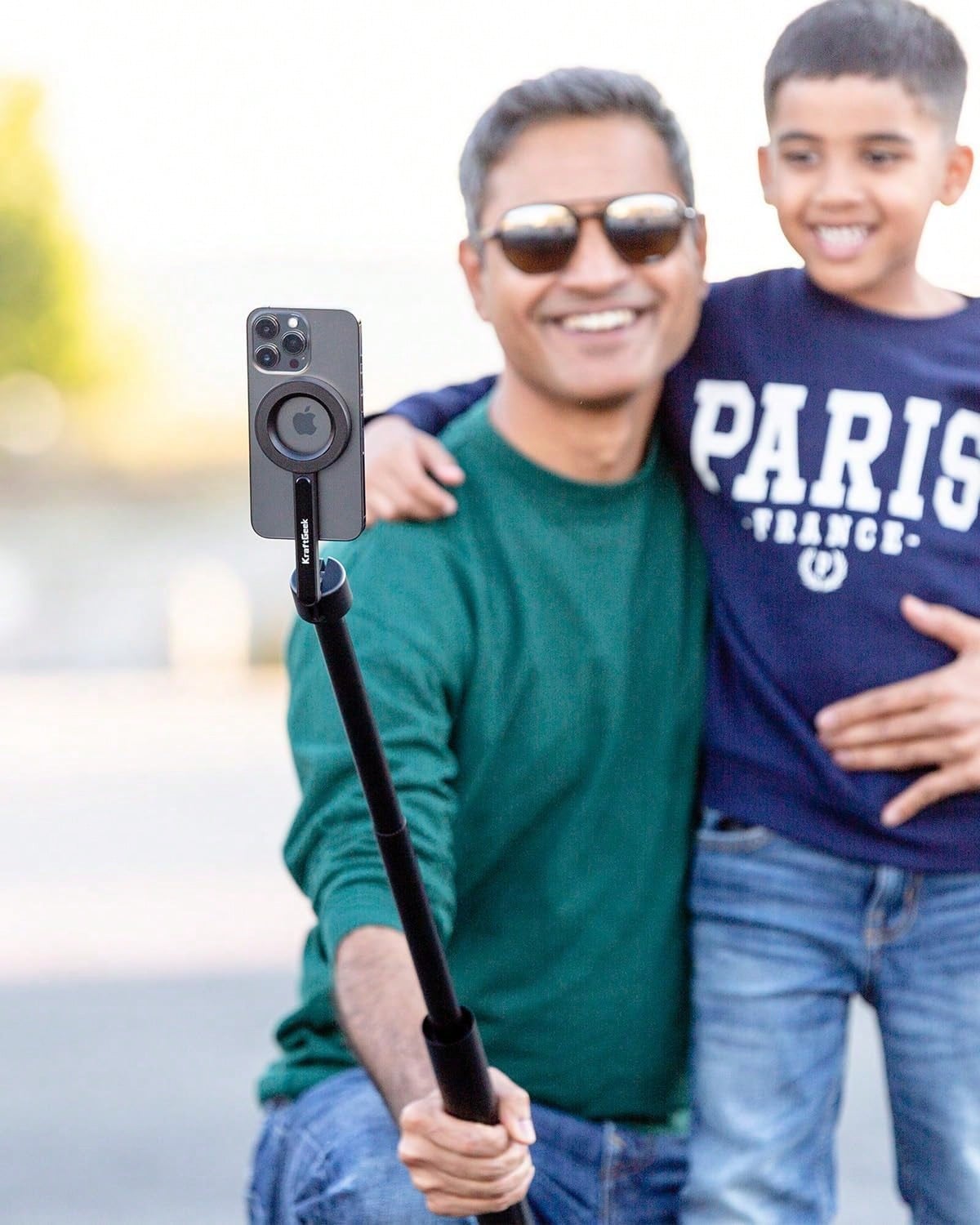 KraftGeek Magnetic Tripod For IPhone, 64" Selfie Stick For IPhone Magsafe, Phone Tripod Stand With Remote For Cell Phone Video Recording Travel
