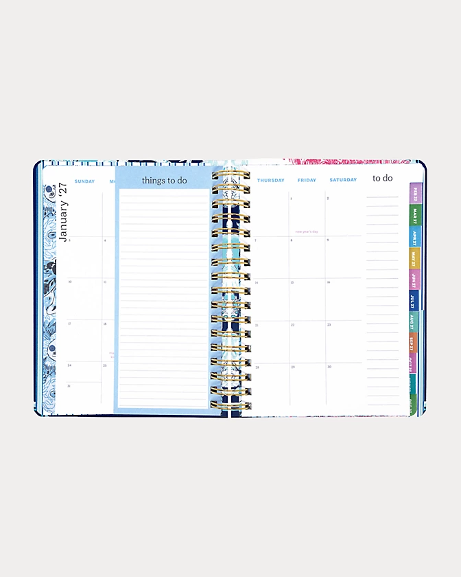 Large 17 Month Agenda , Shell Shine