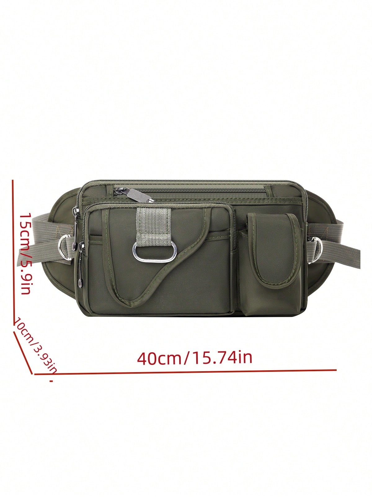 Large Capacity Men's Waist Bag, Multi-Functional Cool Fanny Pack Suitable For Cycling, Outdoor Sports, Phone Pouch, Chest Bag With Multi-Pockets. Suitable For Teen Casual Outdoor Athletic Or Vacation