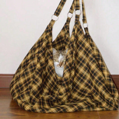 Large Capacity Plaid Pattern Shoulder Bag, Women's Crossbody Bag, Casual Multipurpose Tote Bag, Suitable For Work, Study, Travel