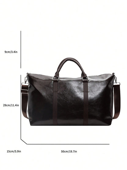 Large Capacity Travel Duffel Bag, Unisex Garment Handbag Luggage Tote Shoulder Bag For Sports Gym Fitness Bag For School School Accessories School Stuff