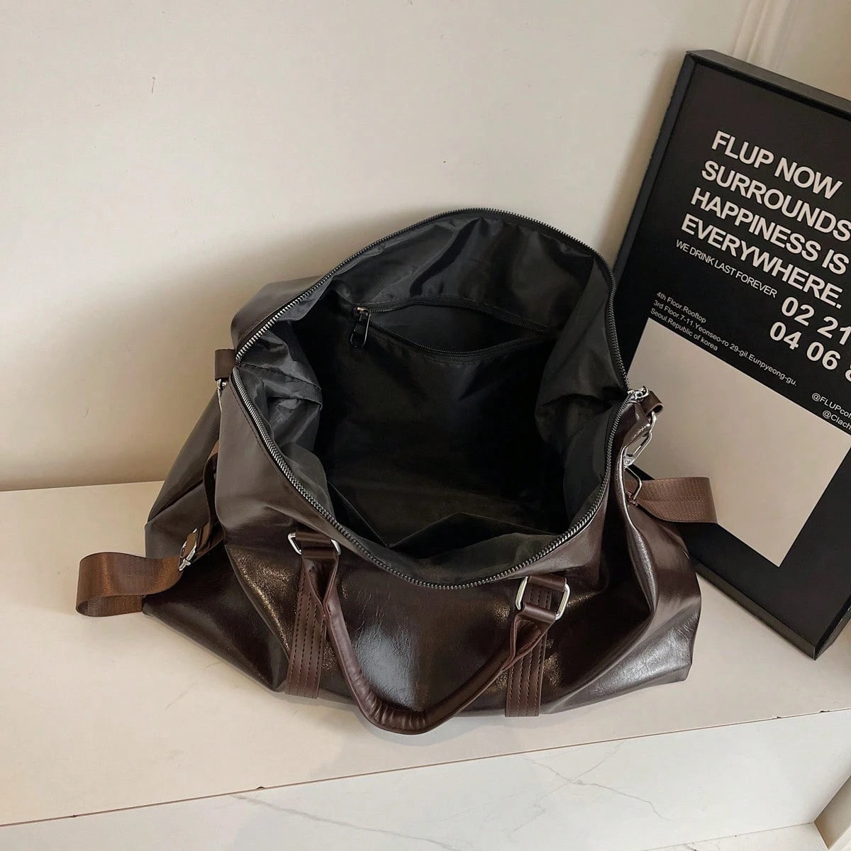 Large Capacity Travel Duffel Bag, Unisex Garment Handbag Luggage Tote Shoulder Bag For Sports Gym Fitness Bag For School School Accessories School Stuff