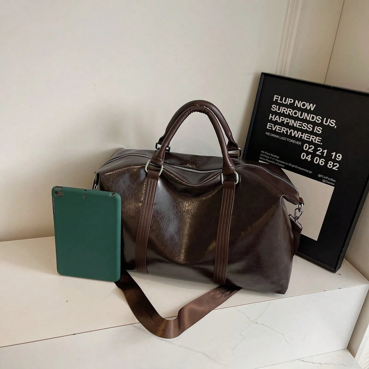 Large Capacity Travel Duffel Bag, Unisex Garment Handbag Luggage Tote Shoulder Bag For Sports Gym Fitness Bag For School School Accessories School Stuff