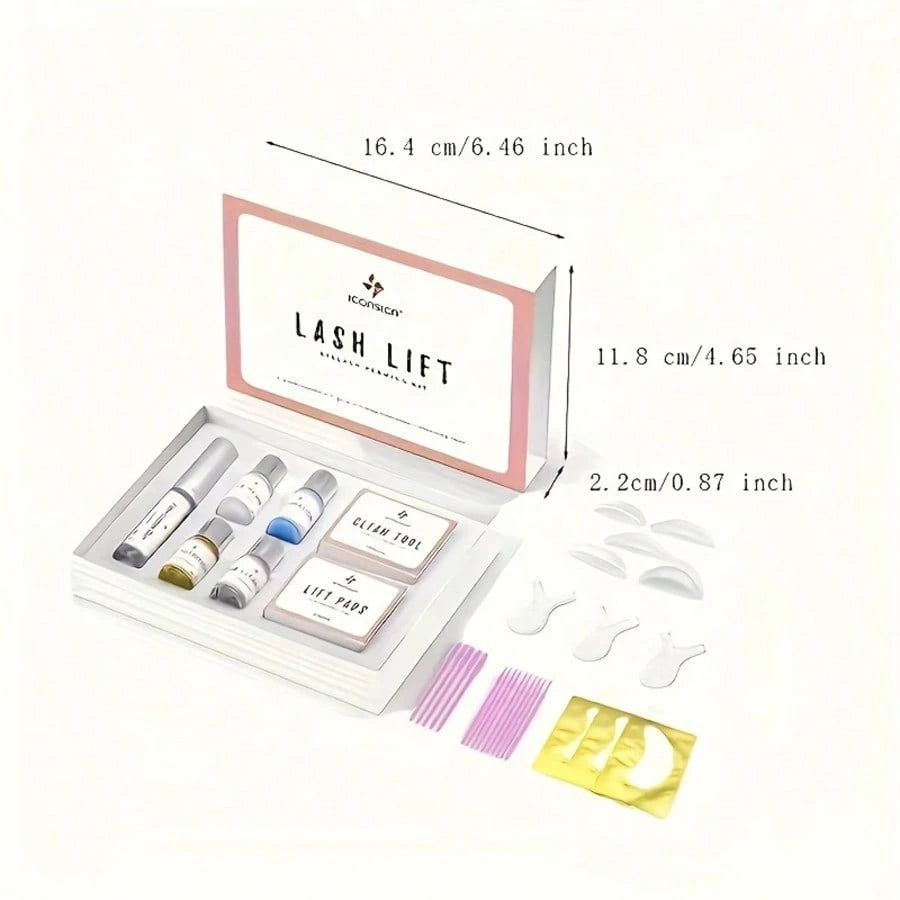 Lash Lift Kit, Eyelash Perm Kit, Professional Eyelash Curling Lash Extension Set, Glue Upgraded Version, Lash Extensions, Lash Curling, Semi-Permanent Curling Perming Kits Suitable For Salon Use