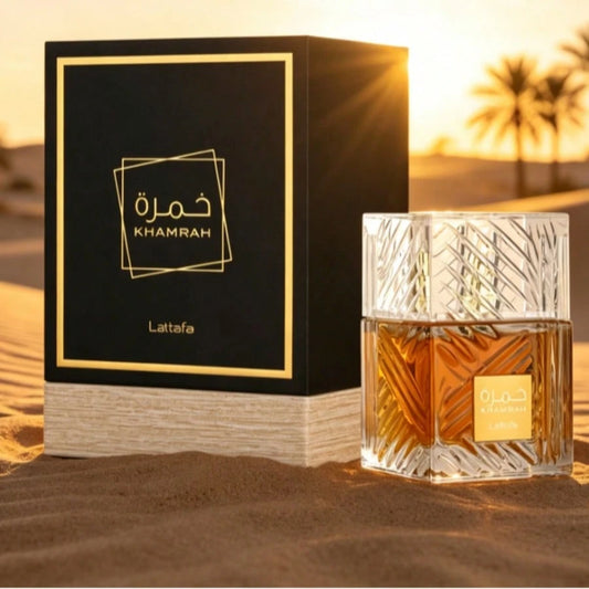 Lattafa Khamrah Qahwa Eau De Parfum 100ml – Warm Coffee Spicy Unisex Gourmand Arabian Perfume