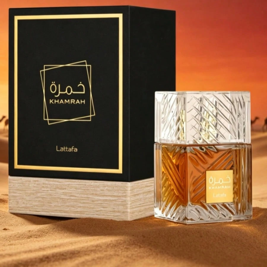 Lattafa Khamrah Qahwa Eau De Parfum 100ml – Warm Coffee Spicy Unisex Gourmand Arabian Perfume