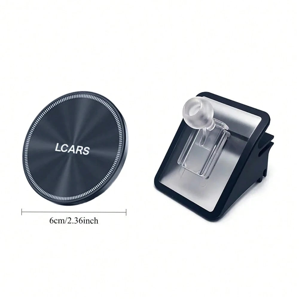 LCARS Car Phone Holder Compatible With 2024 Highland And 2025 Model Y Juniper, Magnetic Air Vent Phone Mount, Clip-On Silicone Multi-Function Navigation Support Bracket (Not Compatible With Older Mode