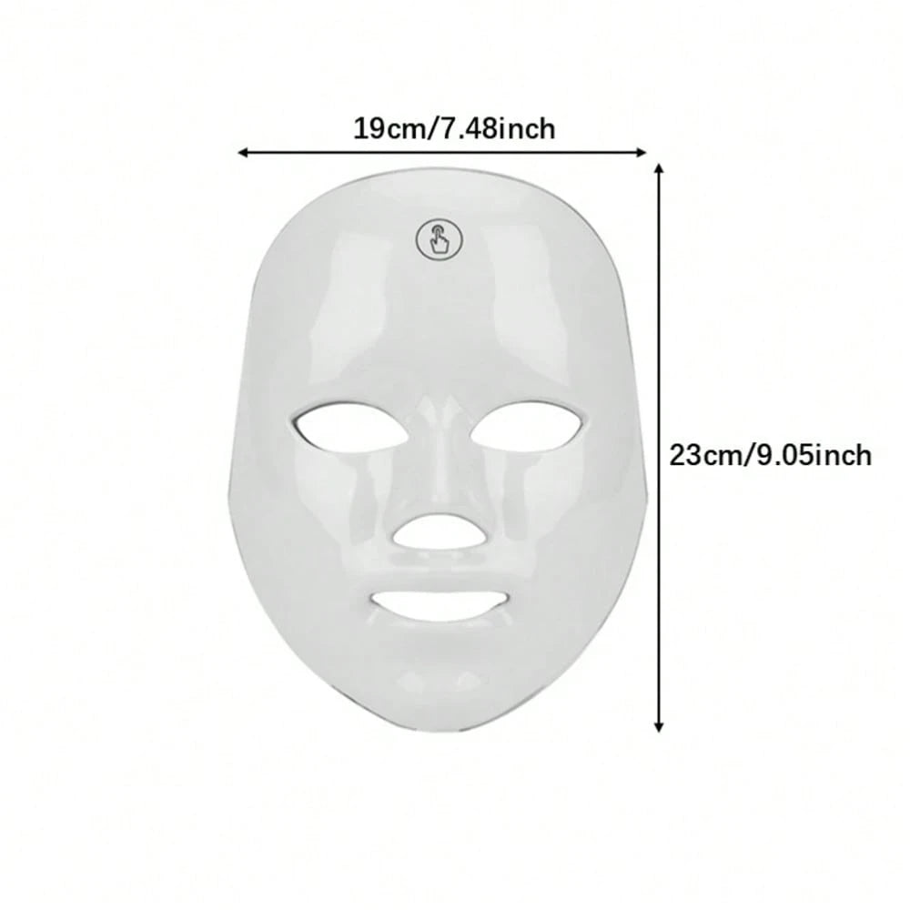LED Light Therapy Mask, 7-Color LED Mask Light Therapy, Facial Light Therapy Device, Red Light Therapy, Suitable For All Skin Types, Facial Skin Care Tools, Red Light Mask