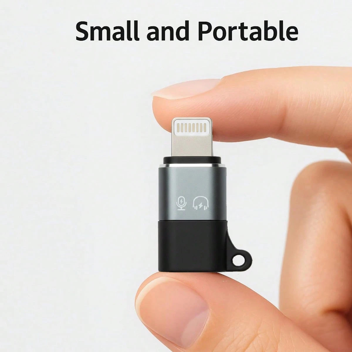 Lightning To Type-C OTG Adapter (Male)/ Type-C Adapter (Female) For IOS, Supports Fast Charging, Headphone Jack, Compatible With IPhone, Can Connect Wireless Lavalier Microphone, Sound Card, Live Str