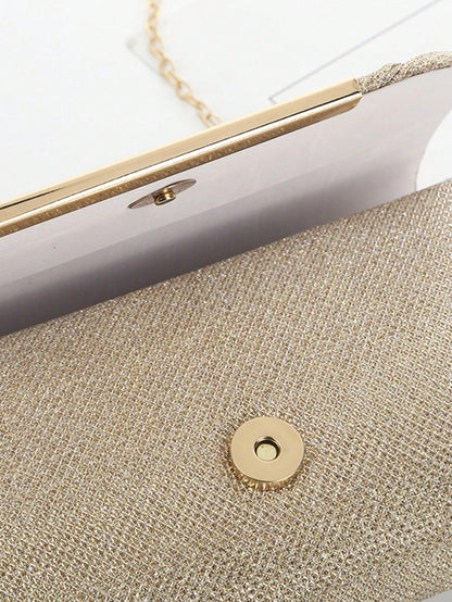 Lightweight, Business Casual Rhinestone Decor Bucket Bag Mini Drawstring Design