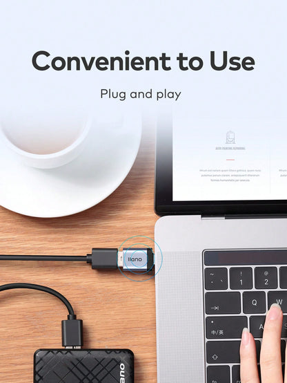 LLano USB-C 3.1 To USB 3.0 Adapter, Super-Speed Data Sync (OTG), Compatible With MacBook Pro/Air, IPad Pro, Galaxy
