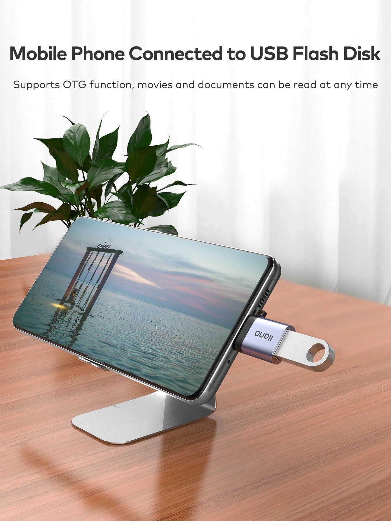 LLano USB-C 3.1 To USB 3.0 Adapter, Super-Speed Data Sync (OTG), Compatible With MacBook Pro/Air, IPad Pro, Galaxy