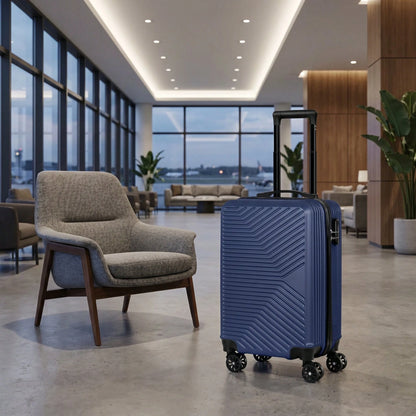 Luggage Box, Travel Case, ABS Travel Case, 20 In Travel Case, Wear-Resistant Shell, 360° Rotatable Silent Wheels, Suitable For Business Travel.