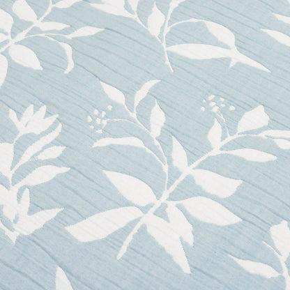 LUSH DECOR Floral Jacquard Reversible Soft Matelassé Quilt Blue 3Pc Set King/Cal King Halloween-Fall Decor-Room Decor
