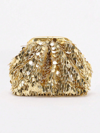 Luxurious Fashionable Simple Romantic Handbag, Exquisite Evening Bag With Niche Design, Suitable For Pairing With Formal Dresses For Dates And Dinners