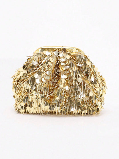 Luxurious Fashionable Simple Romantic Handbag, Exquisite Evening Bag With Niche Design, Suitable For Pairing With Formal Dresses For Dates And Dinners