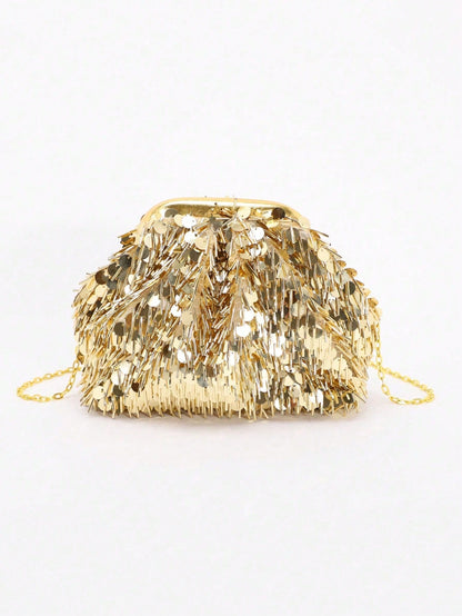 Luxurious Fashionable Simple Romantic Handbag, Exquisite Evening Bag With Niche Design, Suitable For Pairing With Formal Dresses For Dates And Dinners