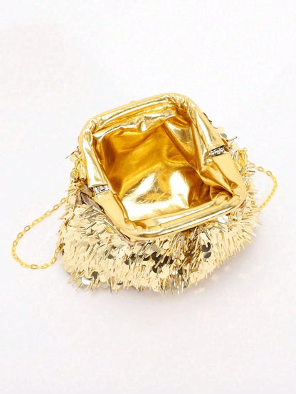 Luxurious Fashionable Simple Romantic Handbag, Exquisite Evening Bag With Niche Design, Suitable For Pairing With Formal Dresses For Dates And Dinners
