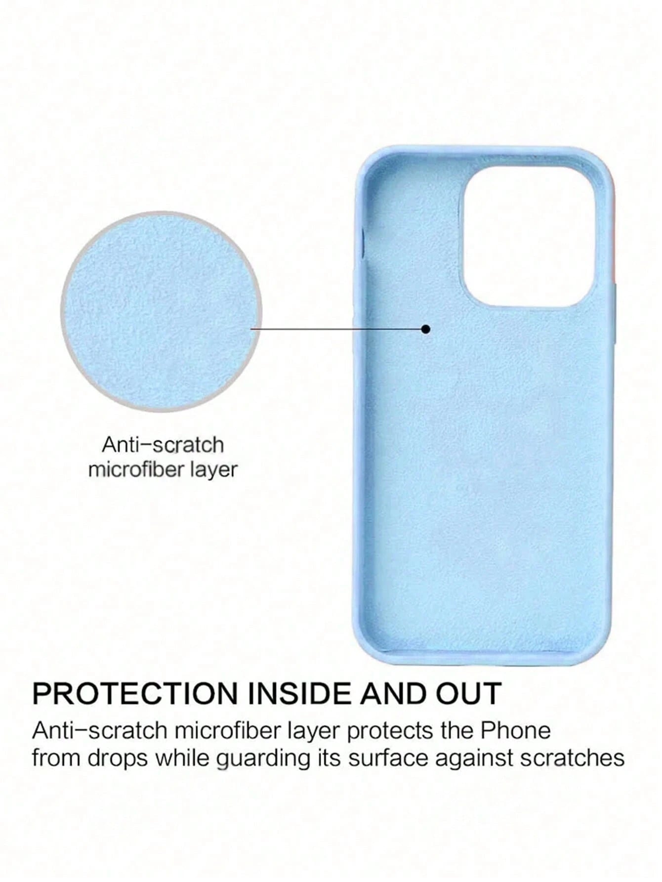 Luxury Matte Solid Color Large Aperture Camera Lens Protection Liquid Silicone Phone Case Compatible With Apple 16, 15, 14, 13, 12, 11 Pro Max, Compatible With Iphone 17 Pro Max, 16 Pro Max, 15 Pro Ma