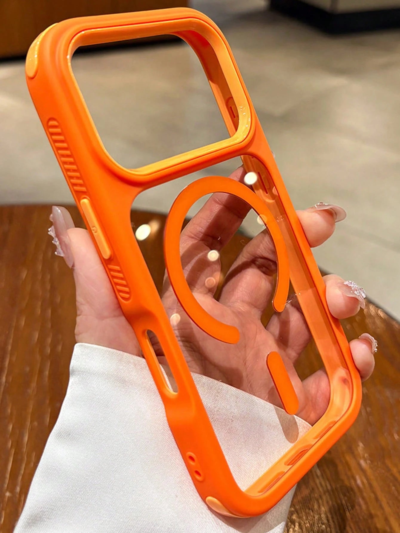 Luxury Shockproof Anti-Fall 3-In-1 Magnetic Transparent Acrylic Phone Case With Lanyard, Compatible With IPhone 17 Pro Max, 17 Pro, 17, 16 Pro Max, 16 Pro, 16, 15 Pro Max, 15 Pro Max, 15 Pro, 15, 14 P