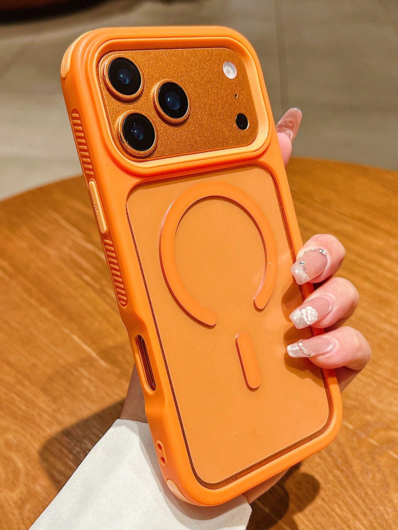 Luxury Shockproof Anti-Fall 3-In-1 Magnetic Transparent Acrylic Phone Case With Lanyard, Compatible With IPhone 17 Pro Max, 17 Pro, 17, 16 Pro Max, 16 Pro, 16, 15 Pro Max, 15 Pro Max, 15 Pro, 15, 14 P