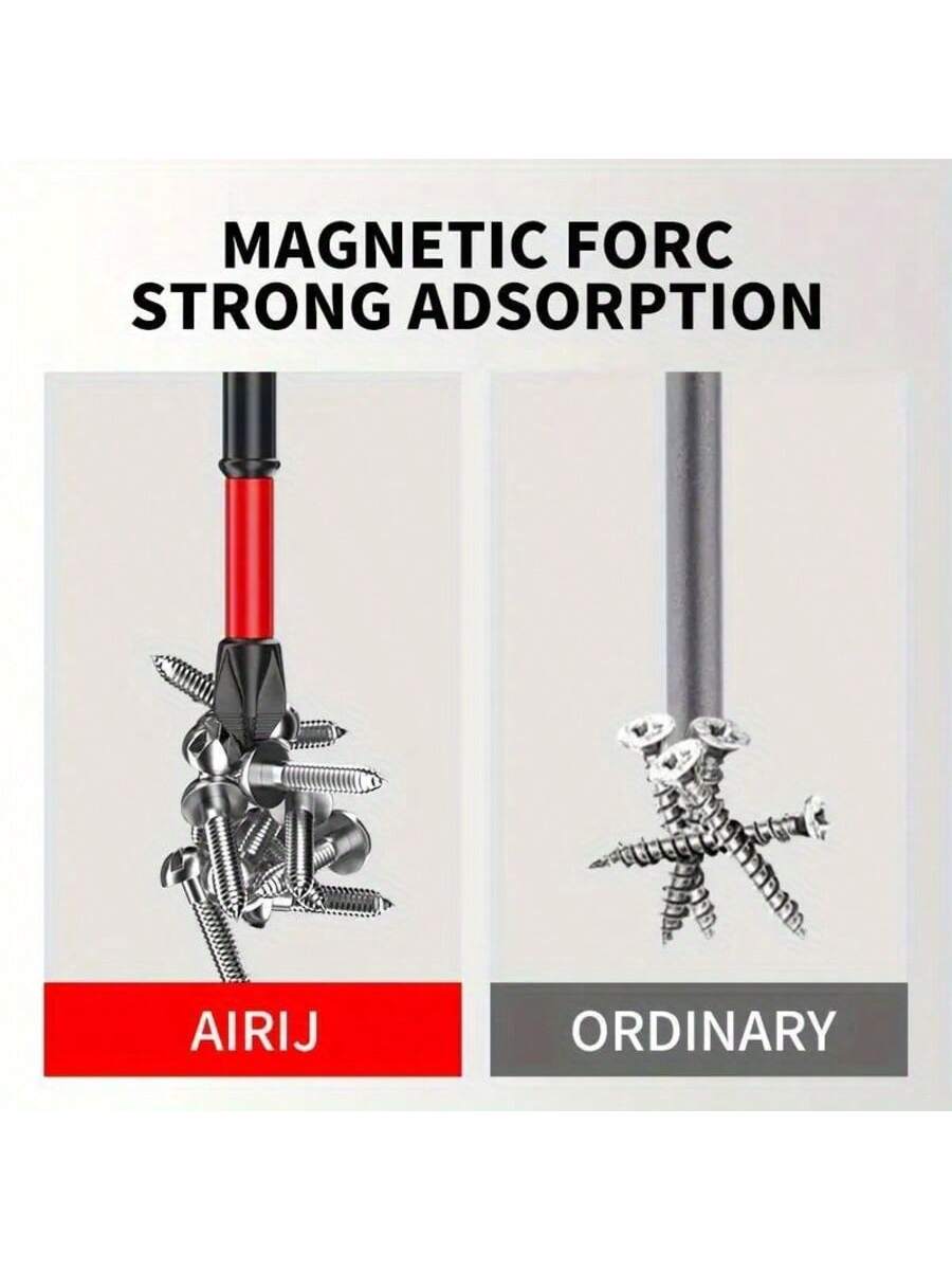 Magnetic Anti-Slip Drill Bit Set: 3/5/6 Pcs, S2 Steel, Phillips & Impact Bits For Electric & Manual Drivers, Anti-Slip Grip Magnetic Drill Bit Set
