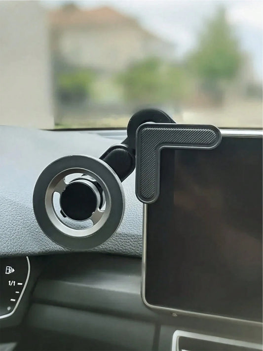 Magnetic Car Phone Holder – 360° Rotating Arm, Strong Magnetic Suction, Air Vent Clip Mount, Hands-Free Floating Screen Car Phone Holder, Compatible With Smartphones