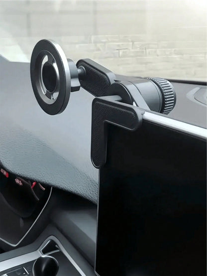 Magnetic Car Phone Holder – 360° Rotating Arm, Strong Magnetic Suction, Air Vent Clip Mount, Hands-Free Floating Screen Car Phone Holder, Compatible With Smartphones
