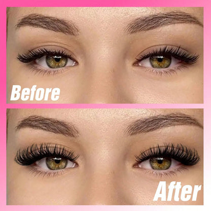 Magnetic False Eyelashes Set With Magnetic Applicator And Mirror, Portable, Natural Thick Long Curly, D Curl, Cat Eye, Reusable, 8-15mm Length, Strong Magnetic Adhesion, No Glue Or Makeup Remover Need