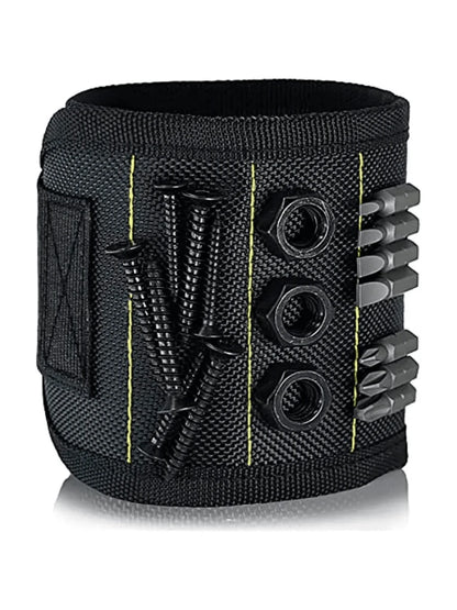 Magnetic Wristband For Holding Screws,Nails, Drilling Bits,Wrist Tool Holder Belts With Strong Magnets, Cool Gadgets For Men, Women, DIY Handyman,Dad Outdoor Furniture For Tools Tool Small Standard B