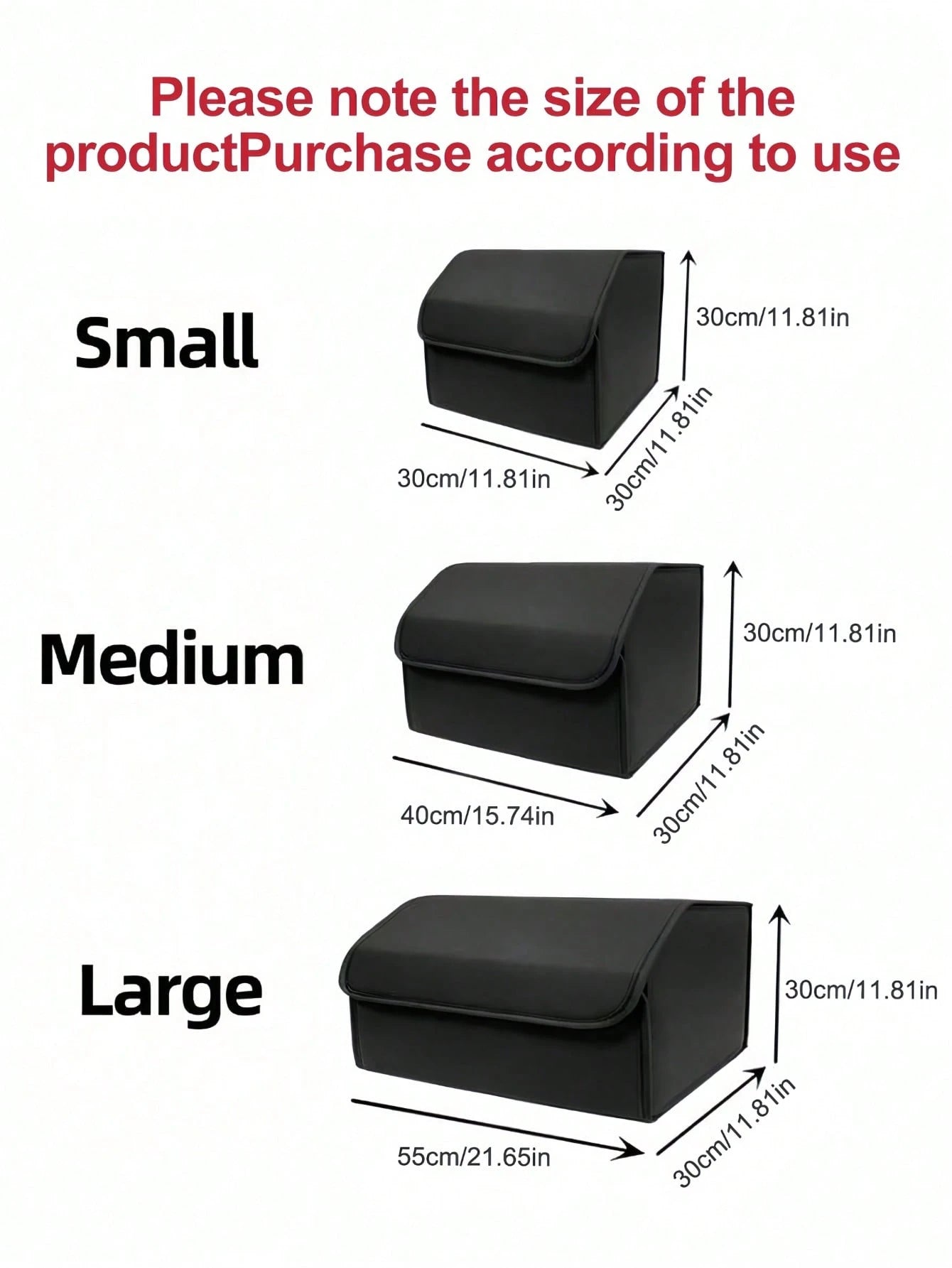 Matte Black Leather Foldable Car Storage Box With Removable Divider, Flexible Compartment Organization For Tools And Sundries, Thick Wear-Resistant Easy-To-Clean, Portable Handle Design, Dual-Use For