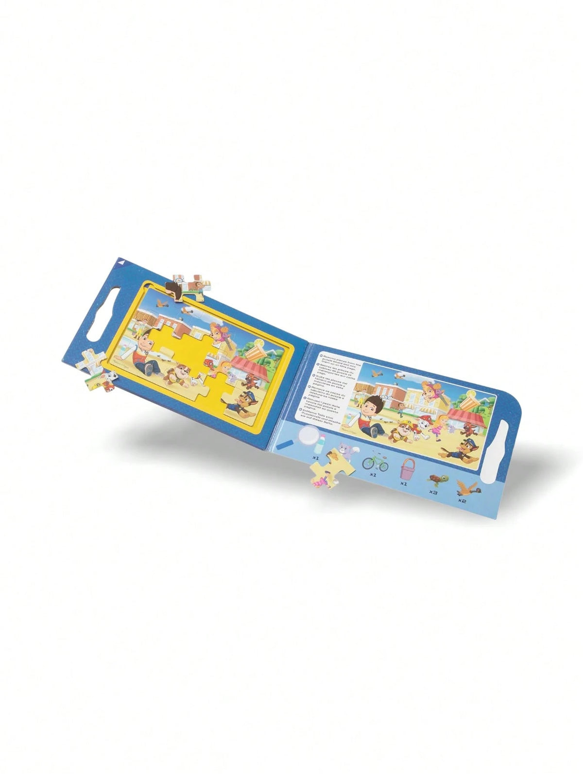Melissa & Doug Paw Patrol Series- 2-In-1 Magnetic Jigsaw Puzzles, Portable Double-Sided Puzzle For Kids
