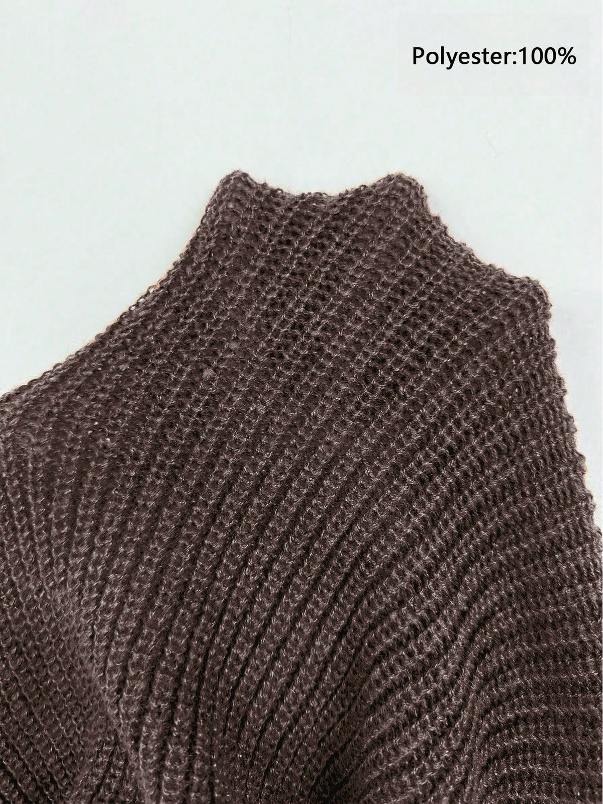 Men's Autumn/Winter Basic Solid Color Casual Fitted Lightweight Sheer Polyester Pique Textured Niche Design Long Sleeve Drop Shoulder Crew Neck Pullover Sweater